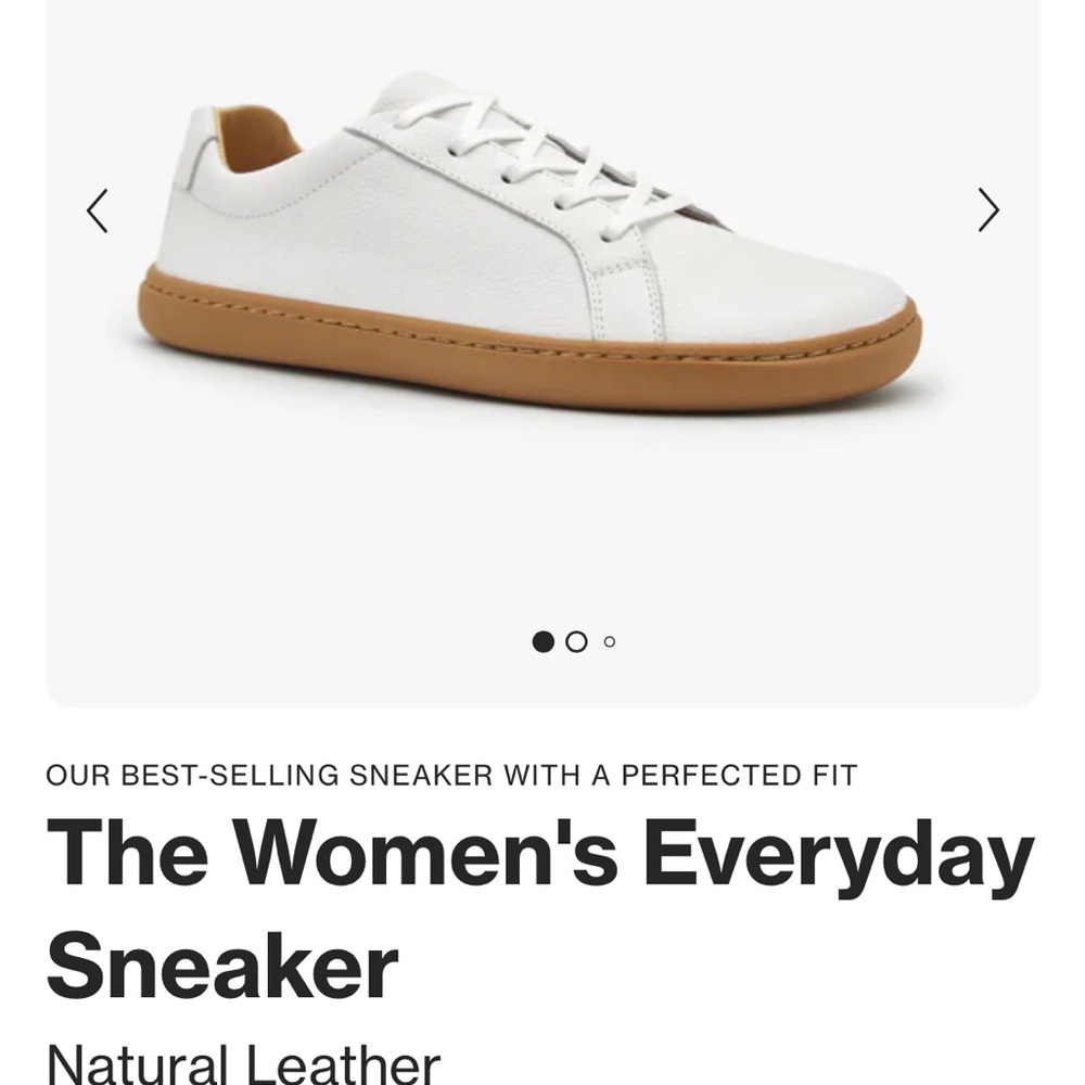 Origo Women's Everyday White Leather Sneakers in size 10 NWT